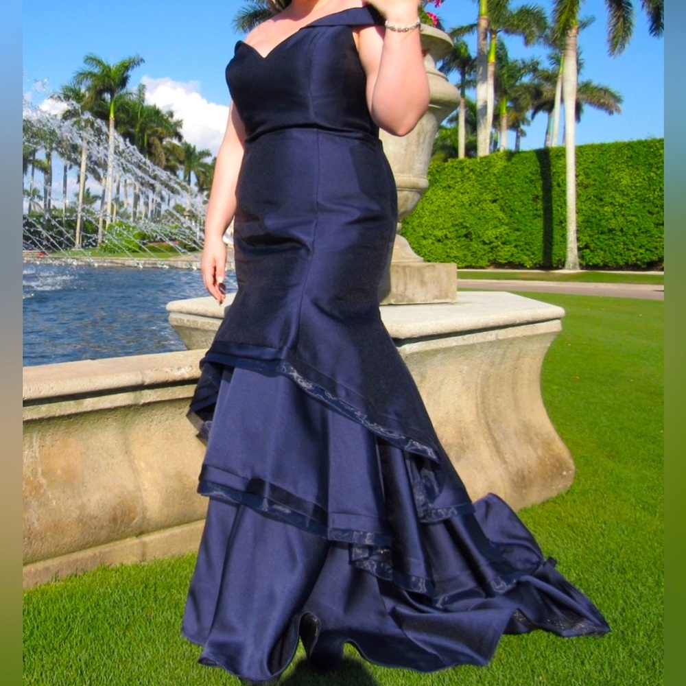 Floor length prom dress